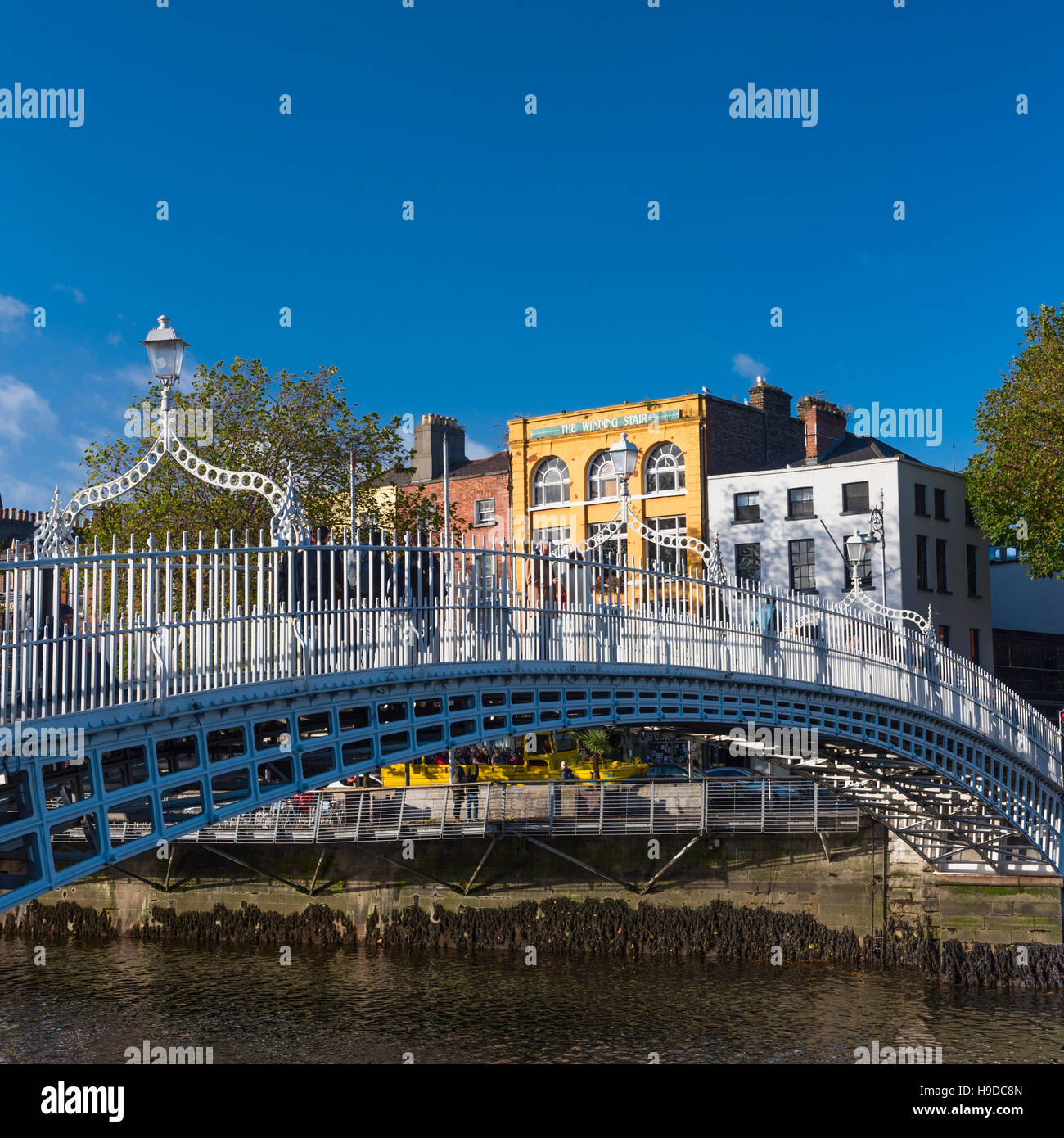 Ha'penny Bridge Dublin Irlande Banque D'Images
