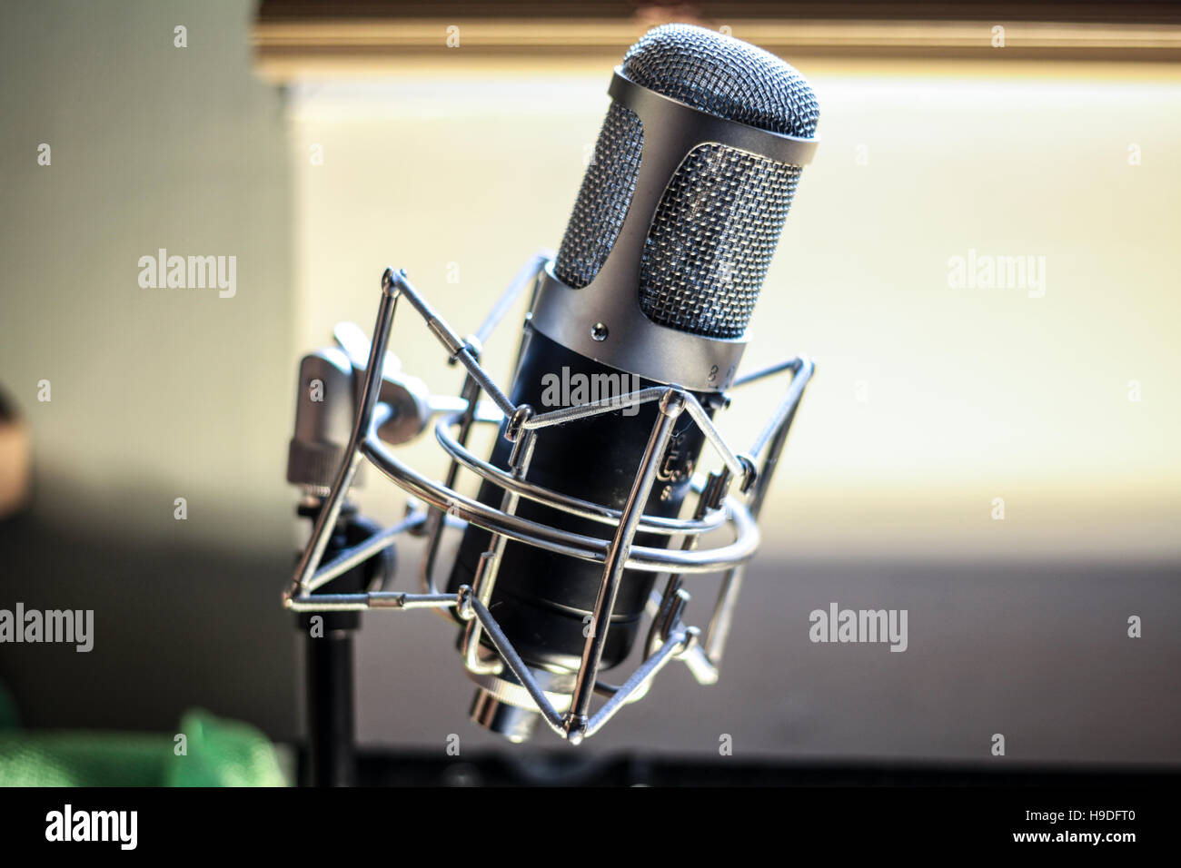 Microphone à condensateur Banque D'Images