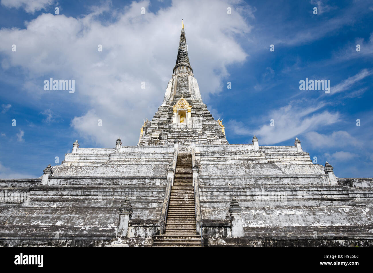 Ayutthaya (Thaïlande) Wat Phu Khao Thong Banque D'Images