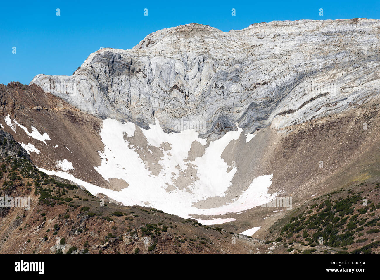 Le Mont Cervin, l'un des plus hauts sommets de l'Oregon est Montagnes Wallowa. Banque D'Images
