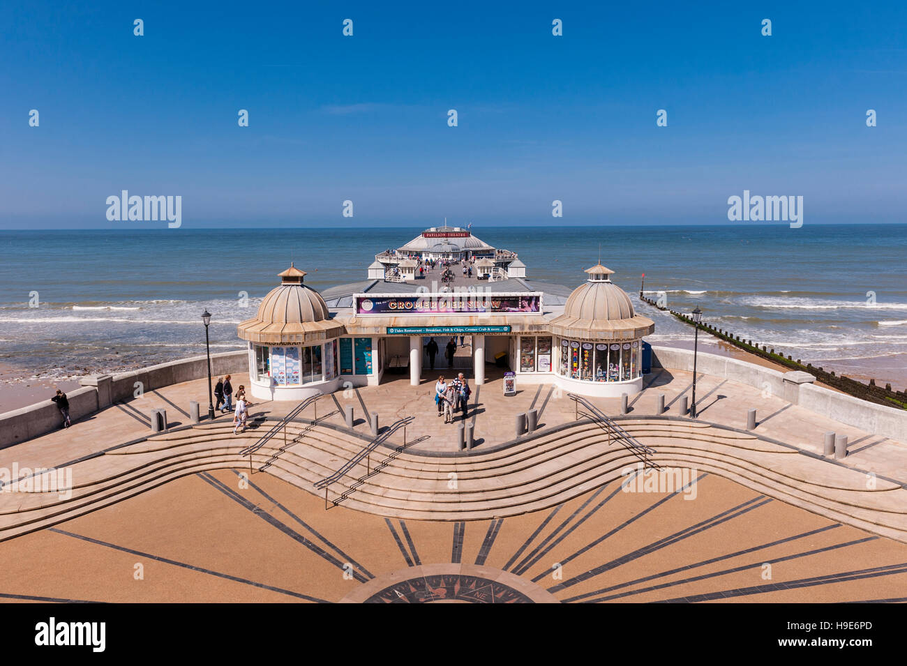 Le Pier et plage de Cromer Norfolk , , Angleterre , Angleterre , Royaume-Uni Banque D'Images