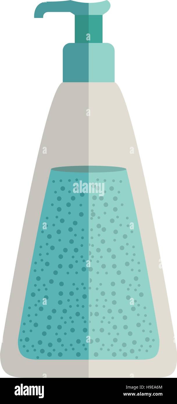 Bouteille avec pompe pour liquides vector illustration Illustration de Vecteur