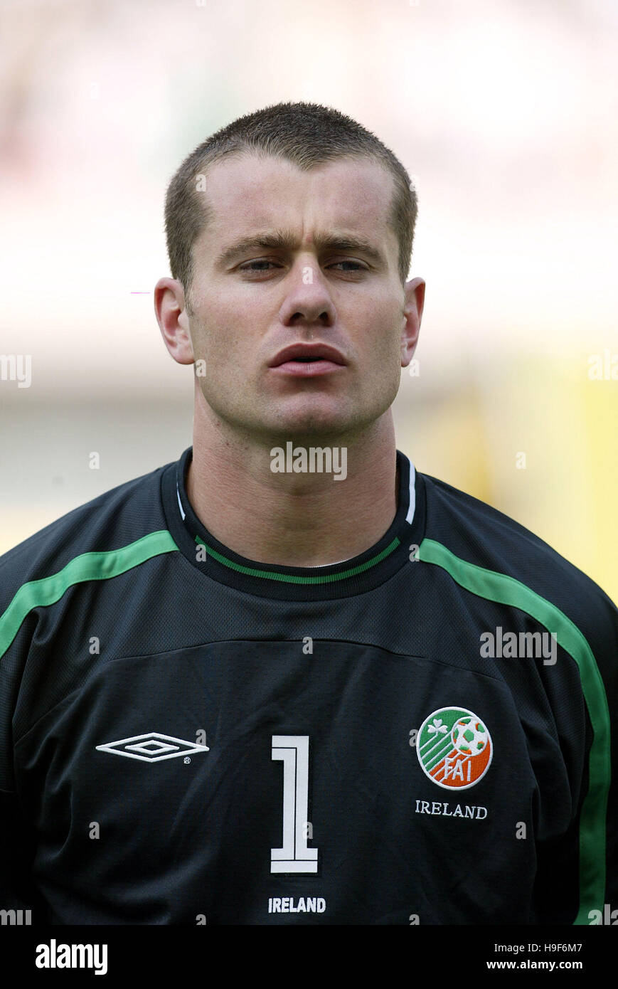 SHAY COMPTE TENU DE RÉPUBLIQUE D'IRLANDE. Stade de NIIGATA NIIGATA AU JAPON 01 Juin 2002 Banque D'Images