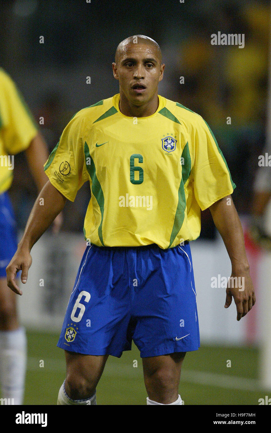 Maillot du Brésil signé par Roberto Carlos - Certifié Beckett - 1/1
