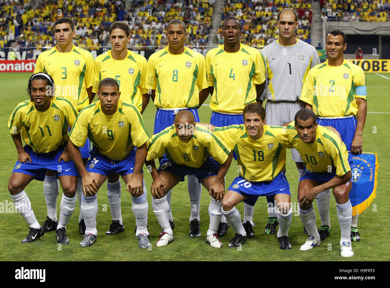 L'ÉQUIPE DU BRÉSIL LE BRÉSIL 17 Juin 2002 Photo Stock - Alamy