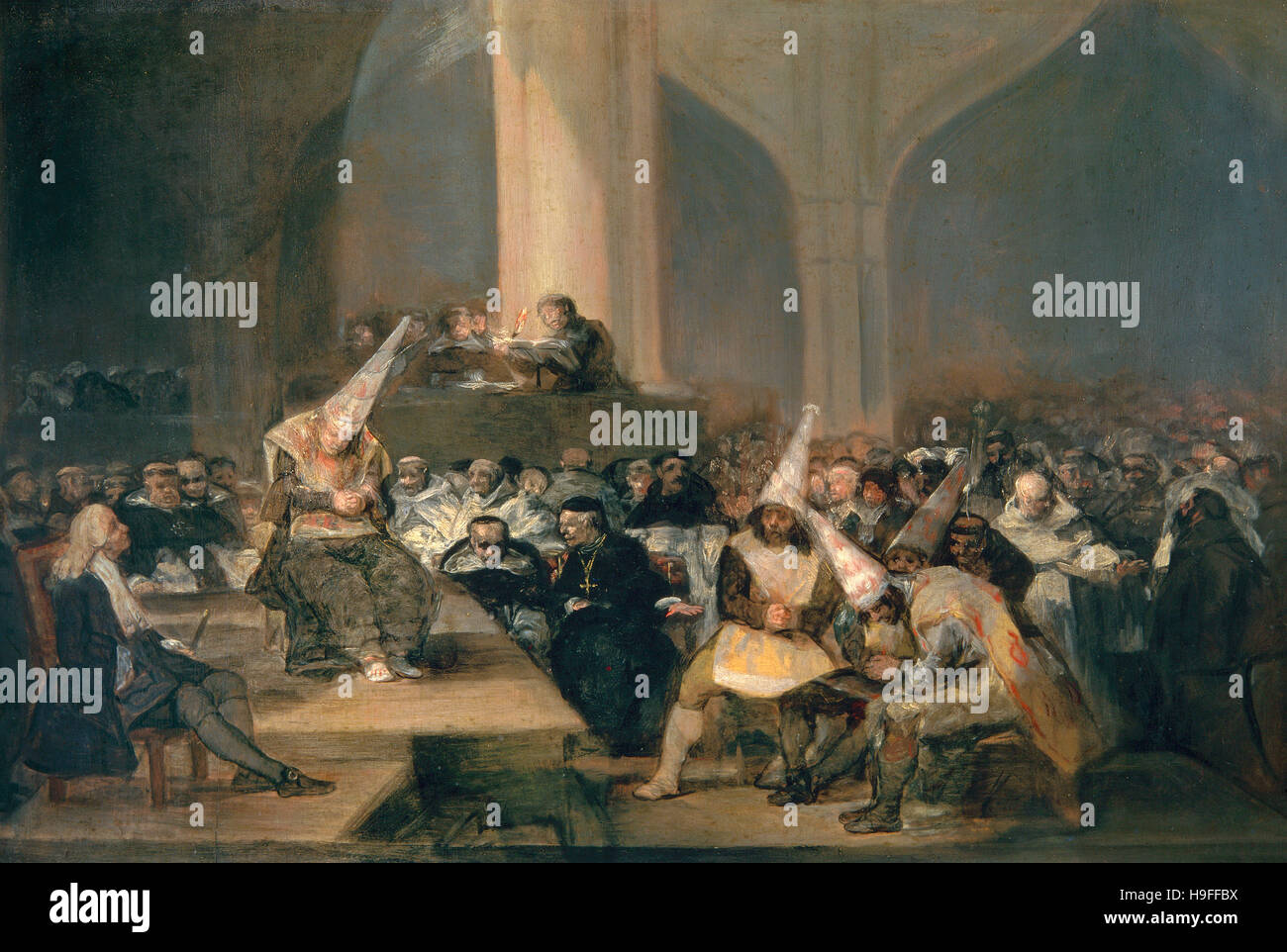 Francisco de Goya - Cour d'Inquisition - 1794 Banque D'Images