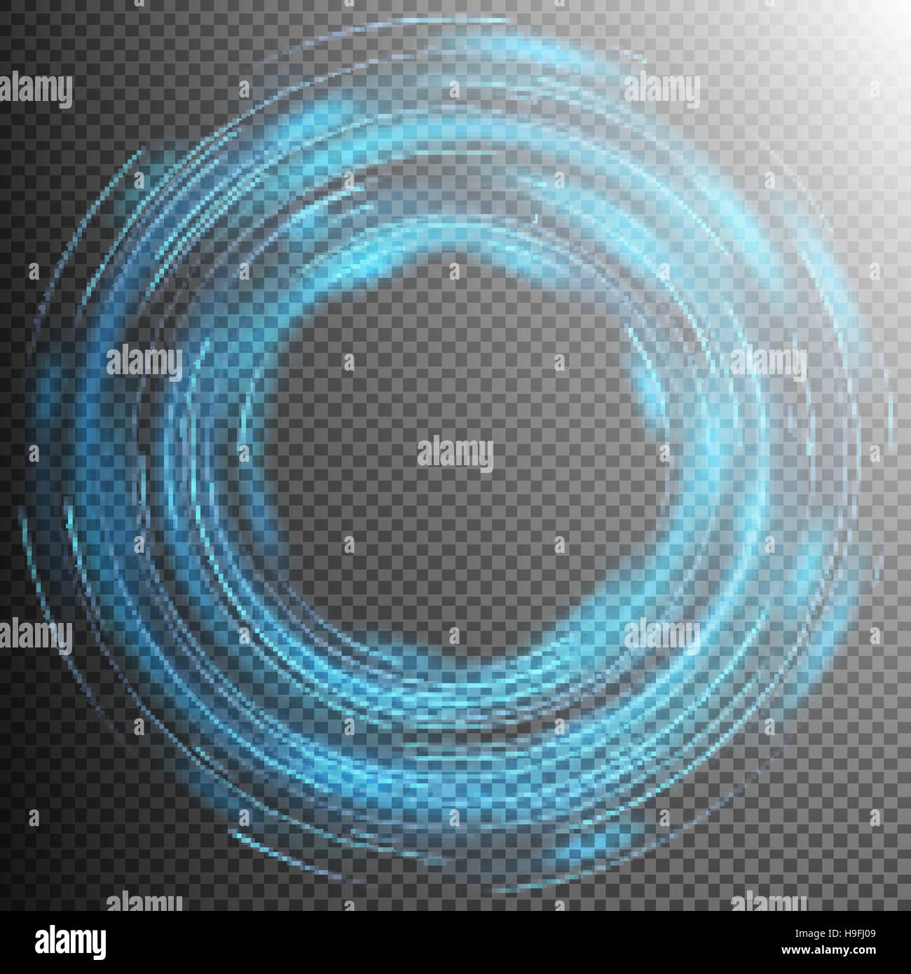 Effets de la lumière bleue. EPS 10 Illustration de Vecteur