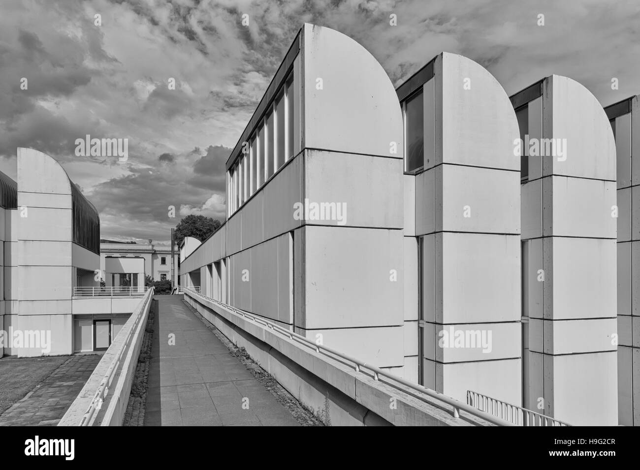 BERLIN, ALLEMAGNE - Juillet 2015 : Le Bauhaus-archiv, Musée du Design, recueille des morceaux d'art, objets, et de la littérature qui se rapportent à l'École de Bauhaus, l'un Banque D'Images
