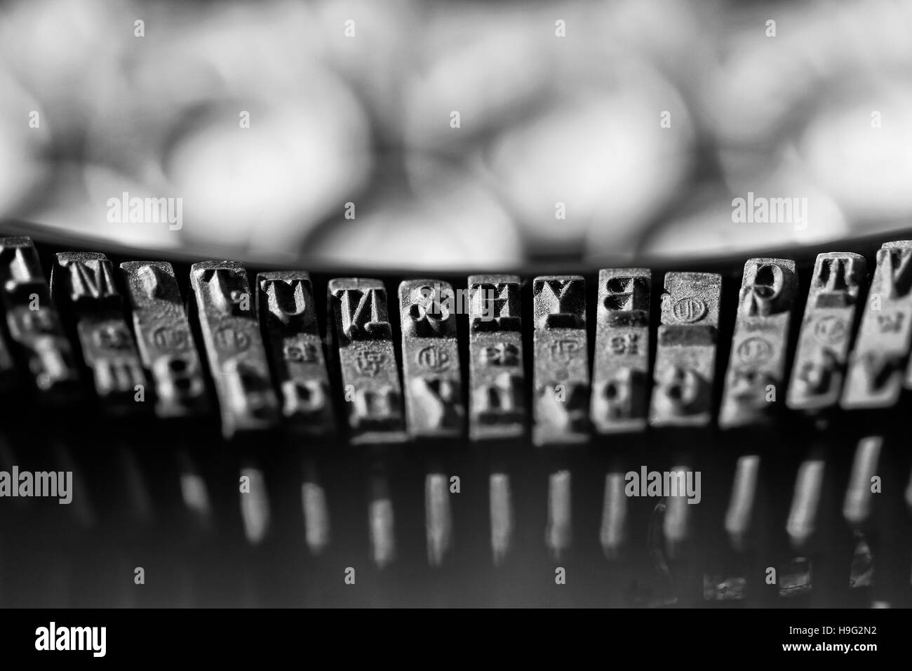 Certains bars type d'une machine à écrire. Banque D'Images Certains bars type d'une machine à écrire. Banque D'Images