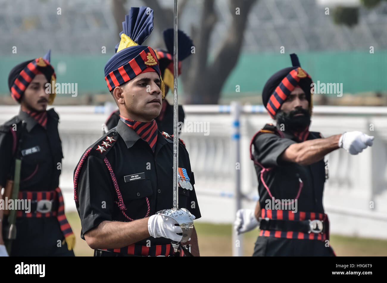 Défilé de l'armée indienne Banque D'Images