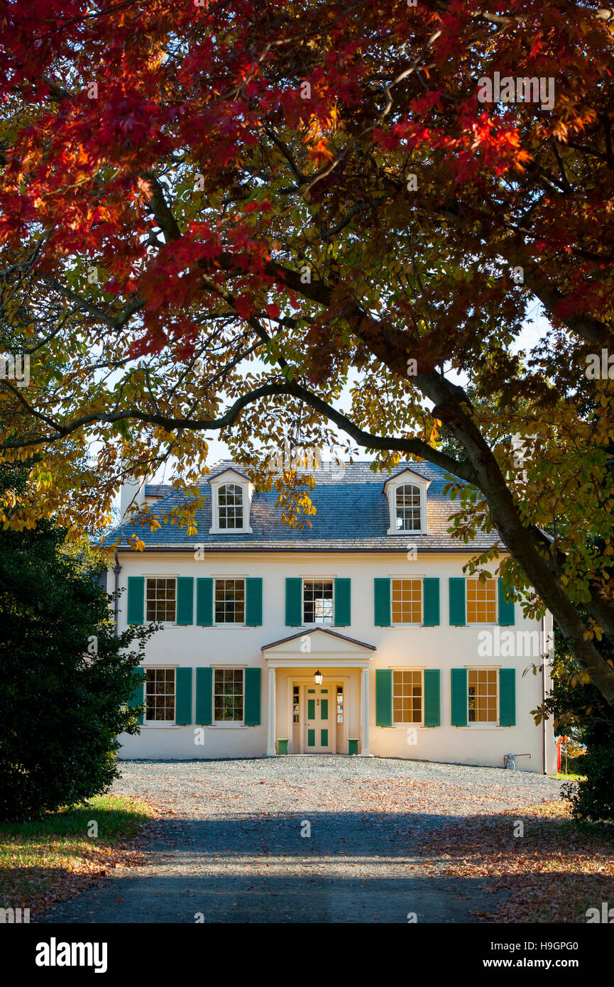 USA Maryland MD Cecil Comté Mansion à Perry Point Perryville 1750s 1700s sur le campus de l'Administration des anciens combattants VA Banque D'Images