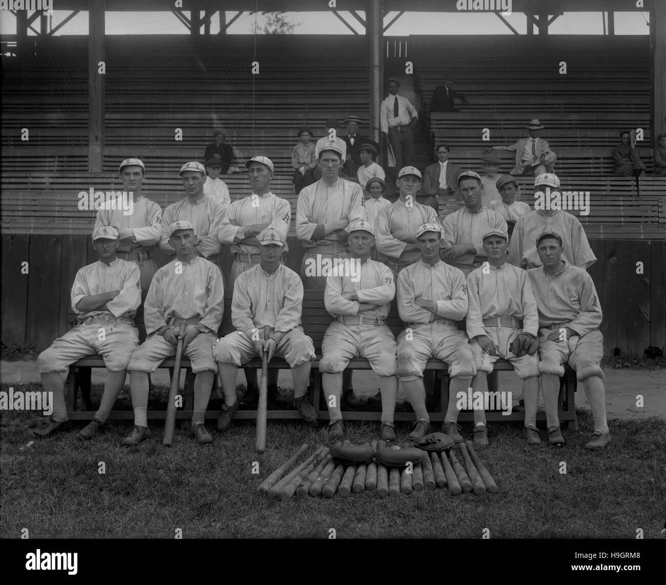 L'équipe de baseball de Richmond, 1912 Banque D'Images