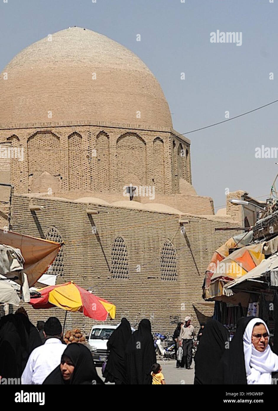 L'Iran's magnifiques mosquées en détail dans Estafan, Iran. Banque D'Images