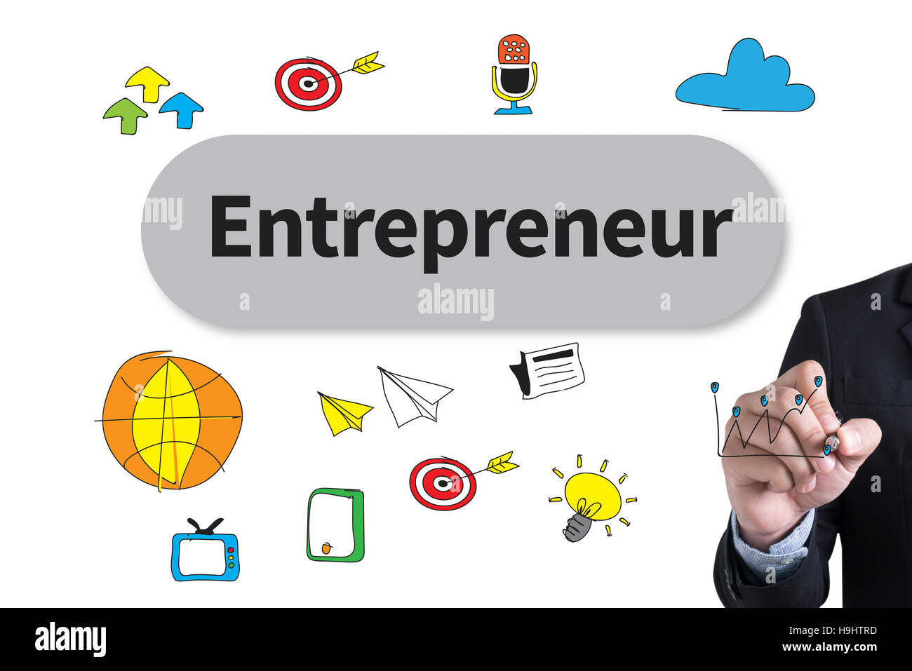 Entrepreneur Banque D'Images