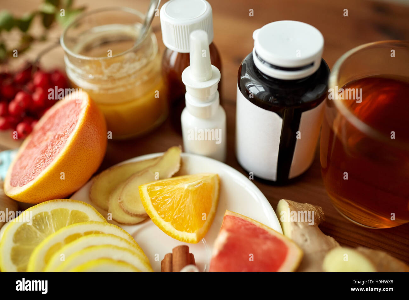 La médecine traditionnelle et les drogues Banque D'Images