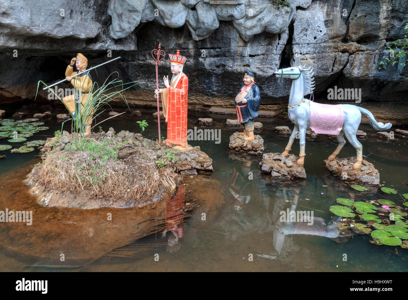 Hang Mua, Tam Coc, Ninh Binh, Vietnam, Asie Banque D'Images