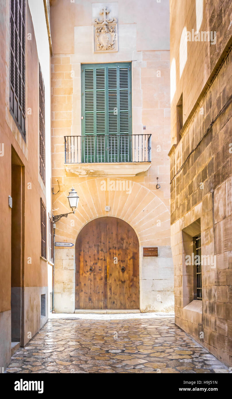 Vieille ville , Palma, Majorque, Espagne Banque D'Images