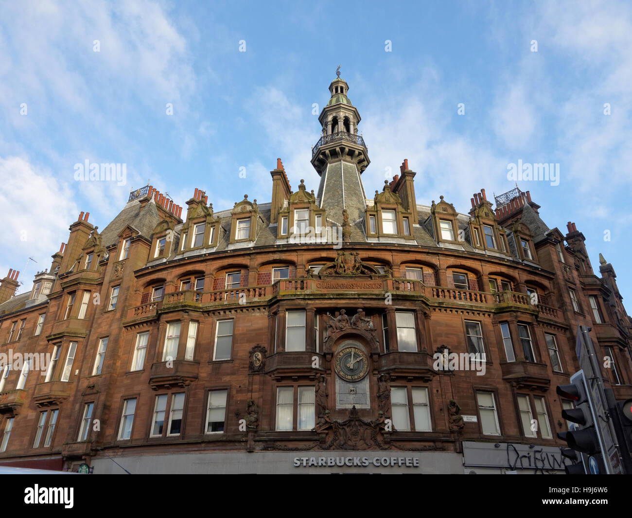 Charing cross mansions au Charing Cross et Sauchiehall Street Glasgow Banque D'Images