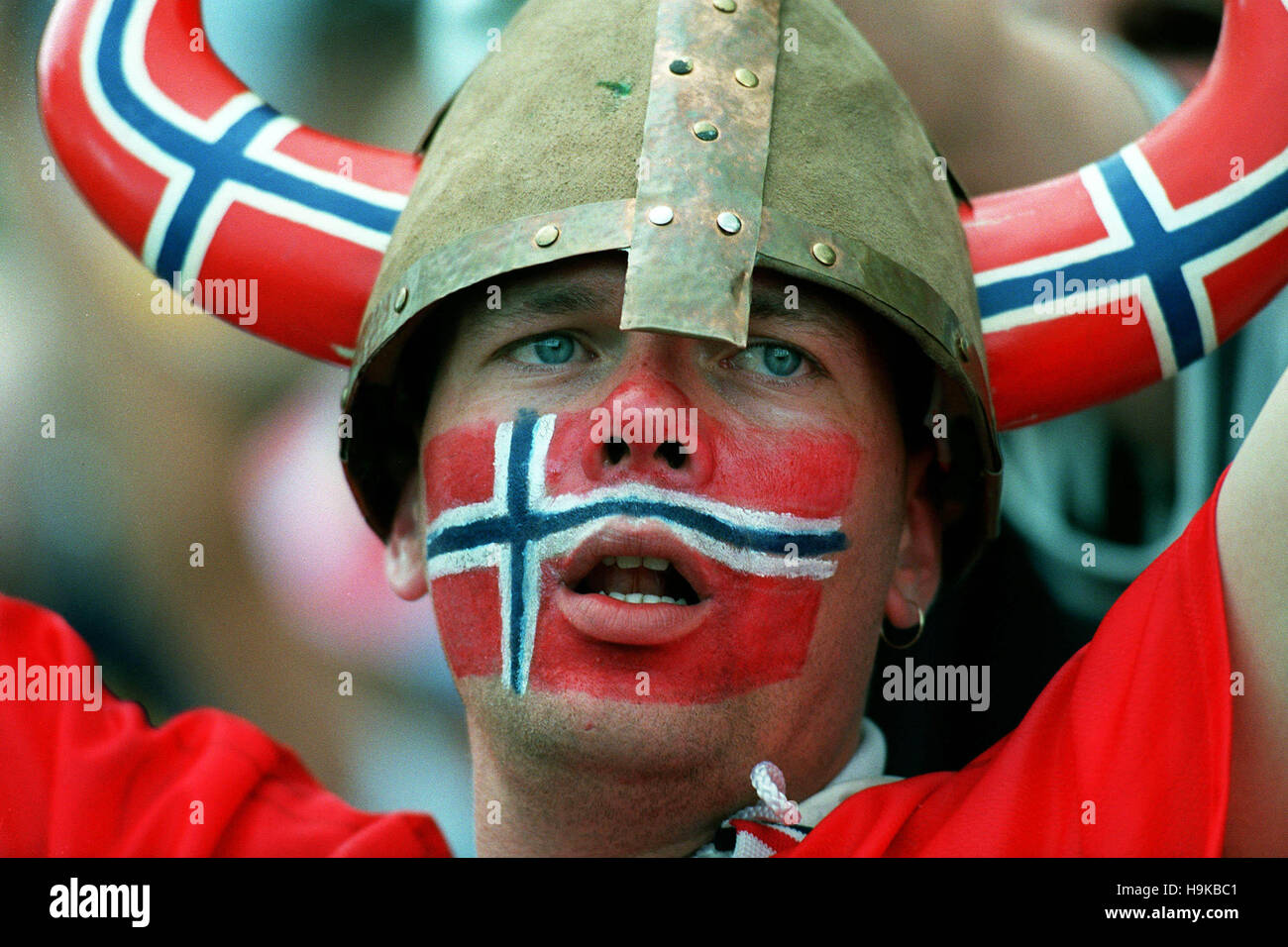 La NORVÈGE ECOSSE VENTILATEUR V NORVÈGE 16 Juin 1998 Banque D'Images