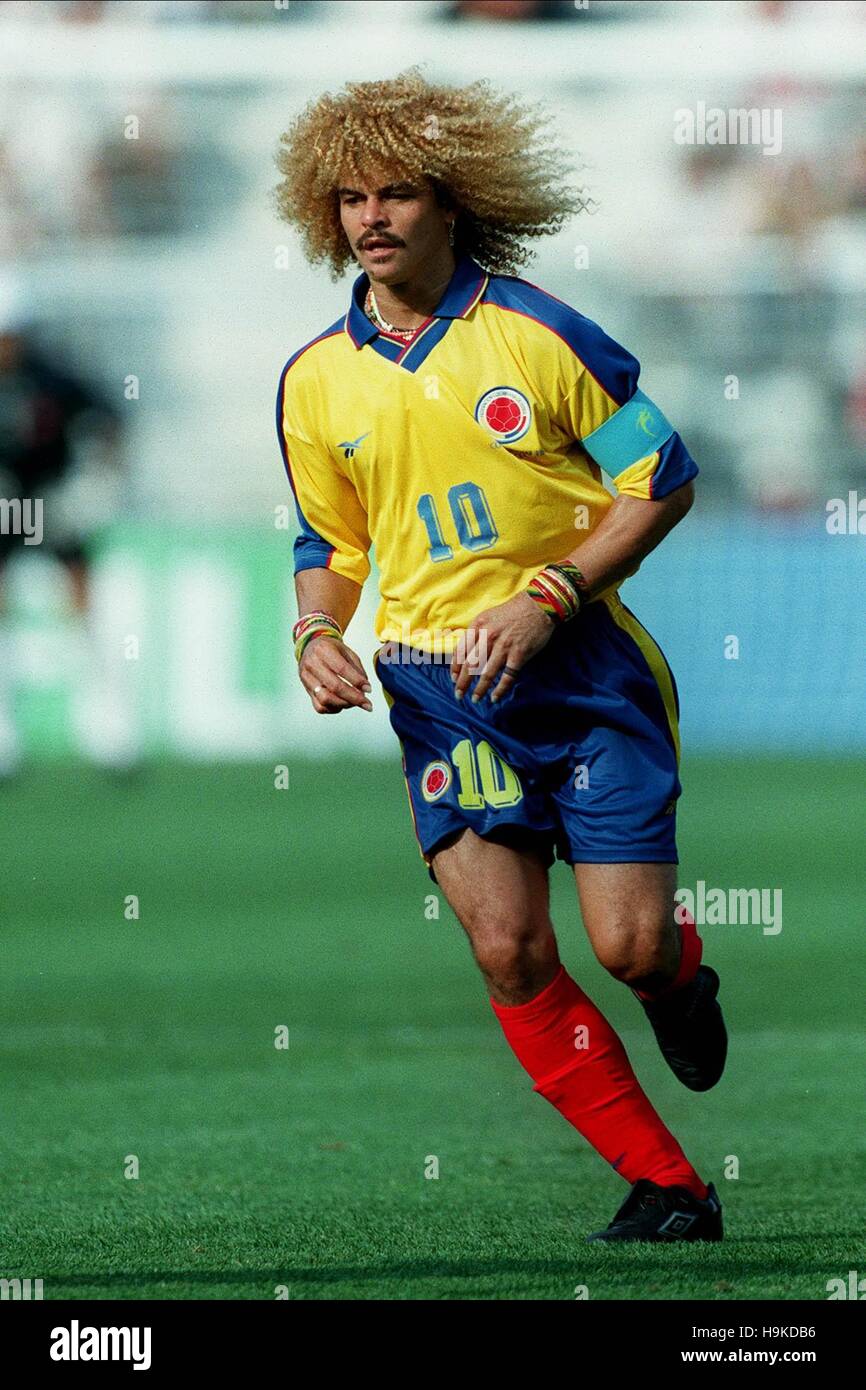 CARLOS VALDERRAMA COLOMBIE 03 Juillet 1998 Banque D'Images