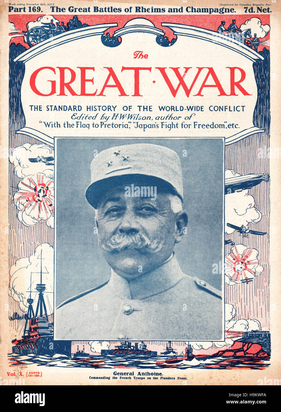 1917 La Grande Guerre page d'Anthoine Banque D'Images