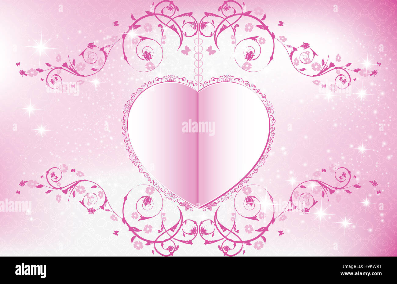 Pink Floral Fond Decoratif Peut Etre Utilise Comme Un Message D Invitation De Mariage Carte D Amour Carte Postale Ou Toute Autre Occasion Prin Photo Stock Alamy