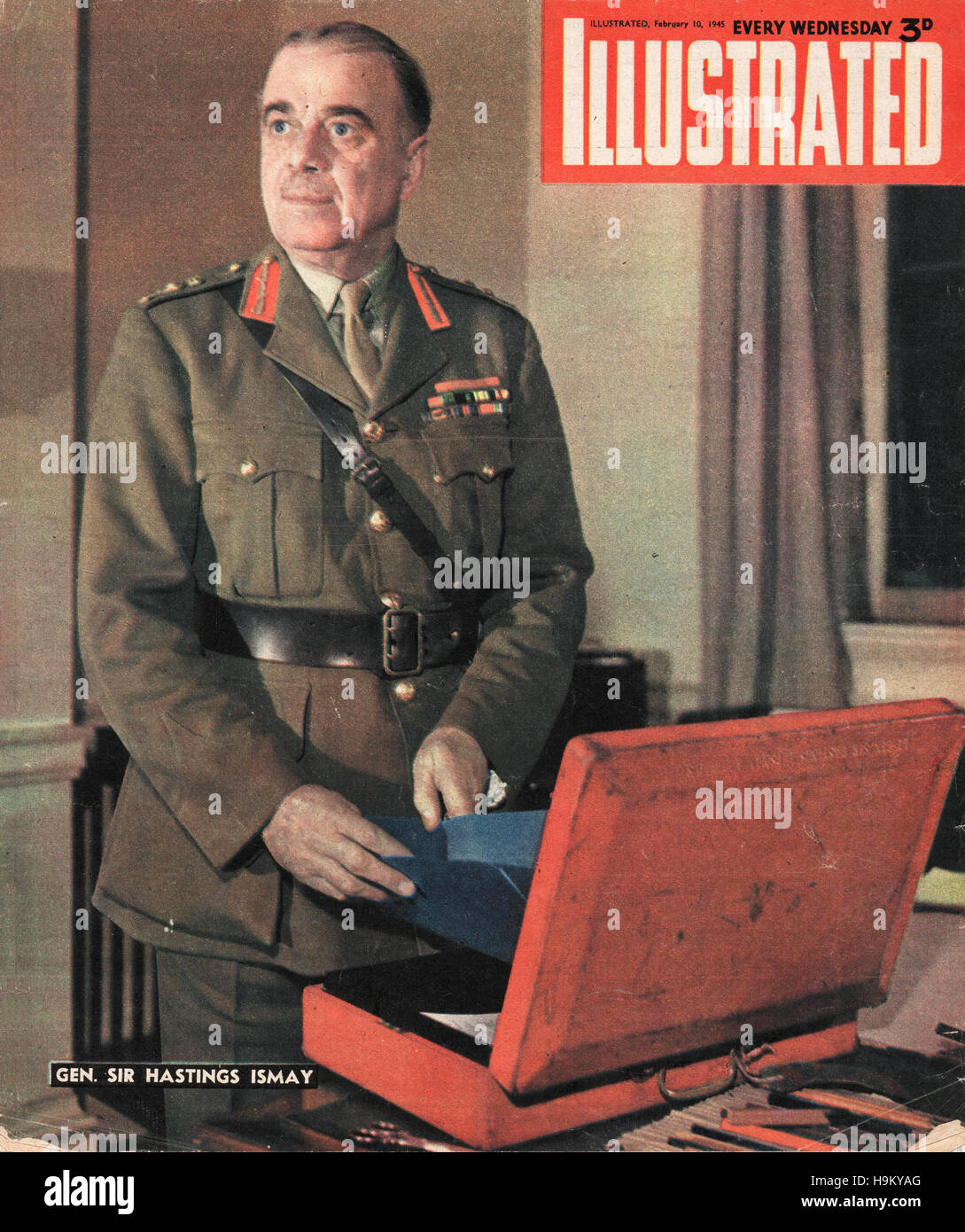 1945 L'Illustre Général Sir Hastings Ismay Banque D'Images