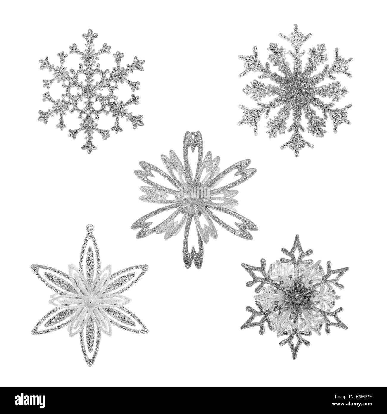 Les flocons de neige Banque D'Images