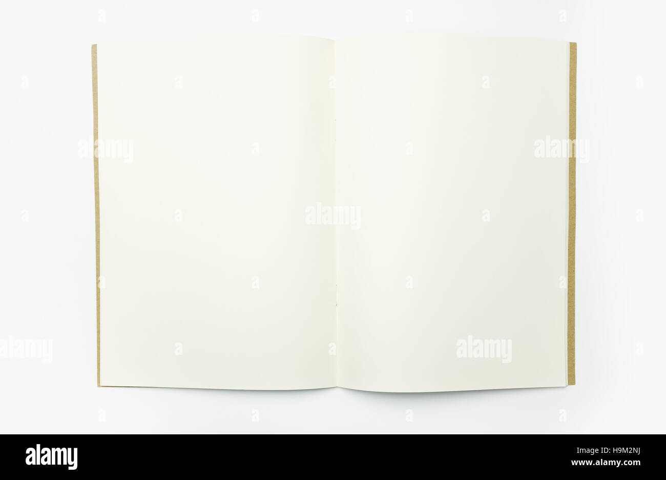 Ordinateur portable vide on white Banque D'Images