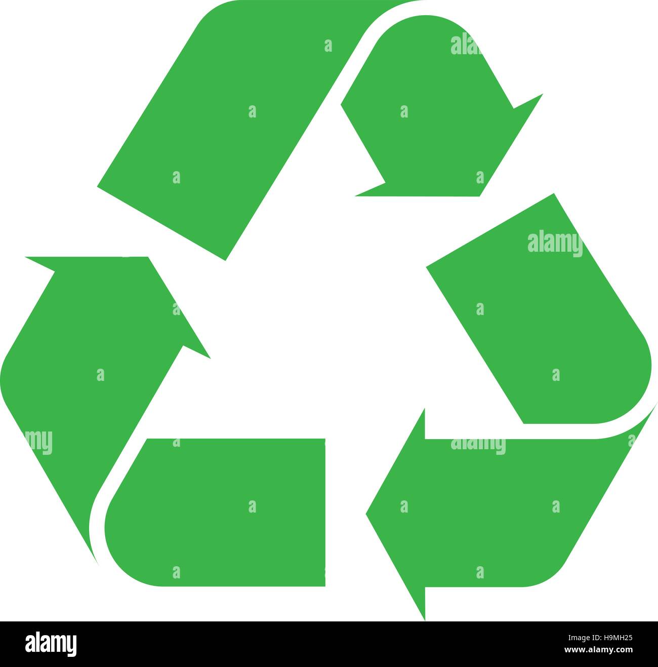 Symbole de recyclage green Illustration de Vecteur