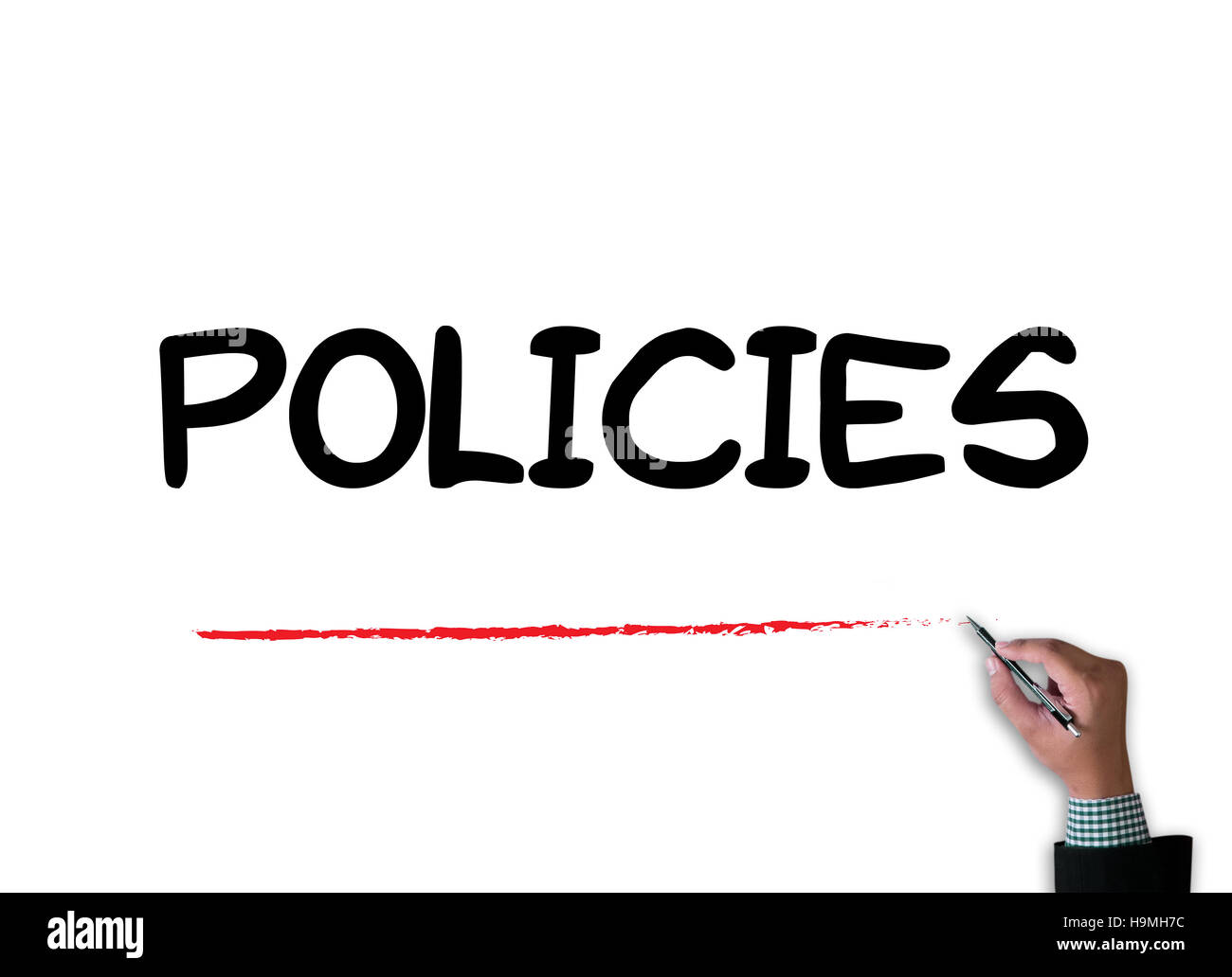 Politiques Politique de confidentialité dérogeant à la Information Banque D'Images