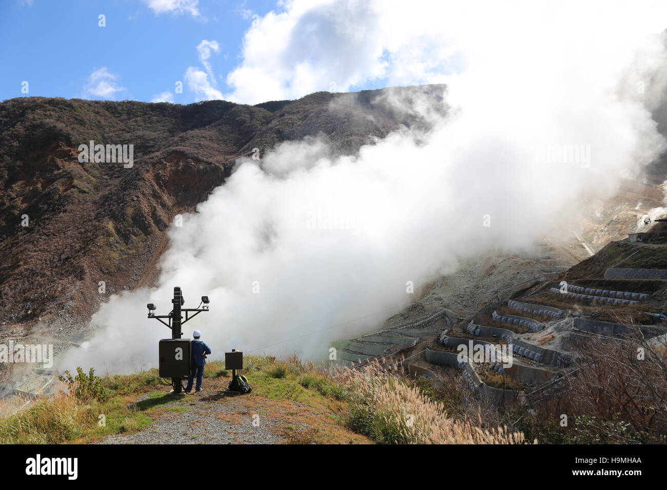 Tokyo Japon Hakone en volcaniques Banque D'Images