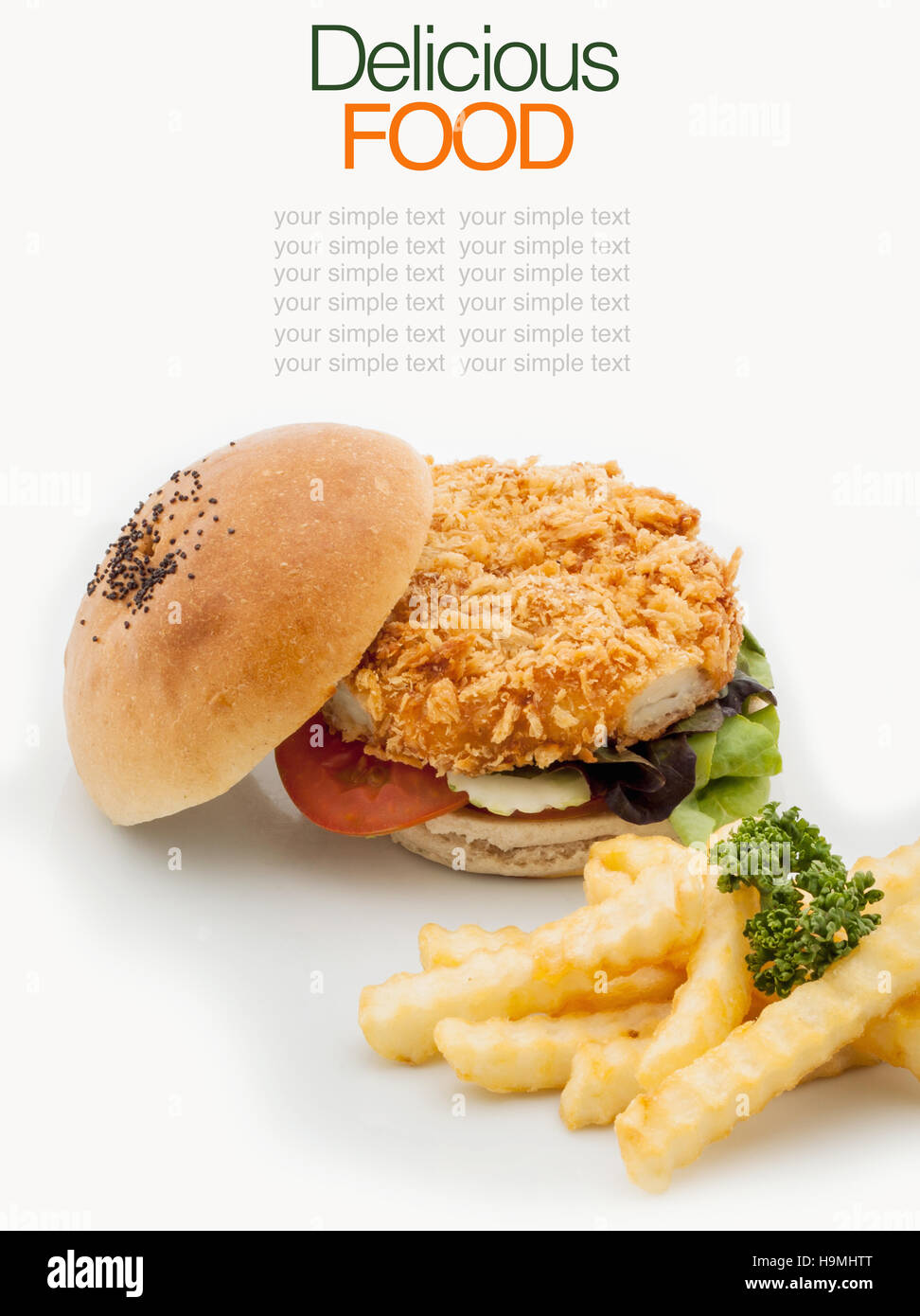 L'ultime des fish burger. Banque D'Images