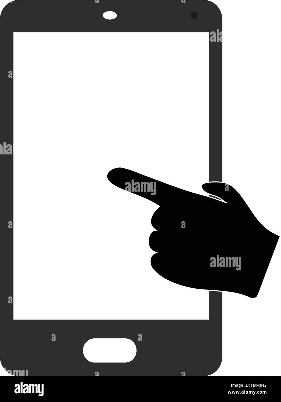 Écran tactile Smart Phone Illustration de Vecteur