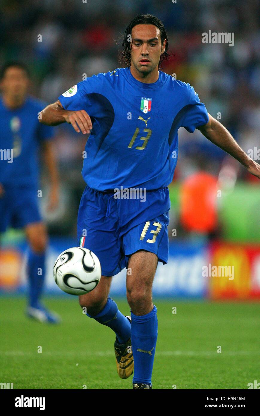 ALESSANDRO NESTA ITALIE & AC Milan HANNOVER ALLEMAGNE COUPE DU MONDE 12 Juin 2006 Banque D'Images