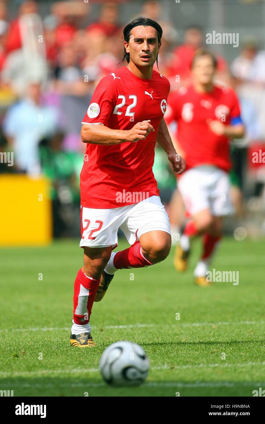 JOHAN VONLANTHEN SUISSE & COUPE DU MONDE NAC Breda DORTMUND ALLEMAGNE 19 Juin 2006 Banque D'Images