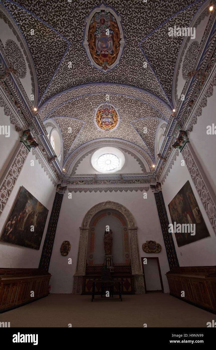 Monasterio de Veruela / Veruela Abbaye, Aragon, Espagne - Nueva Sacristia / nouvelle sacristie Banque D'Images