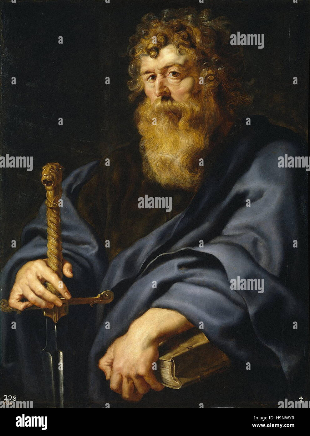 Peter Paul Rubens - San Pablo - 1611 - Musée du Prado Madrid Banque D'Images