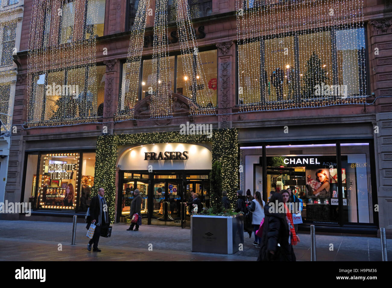 Fraser Dept Store,45,Noël,Buchanan St Glasgow, Écosse, Royaume-Uni Banque D'Images
