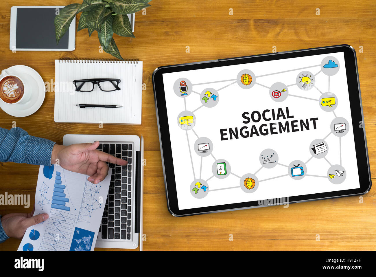 L'engagement social Banque D'Images