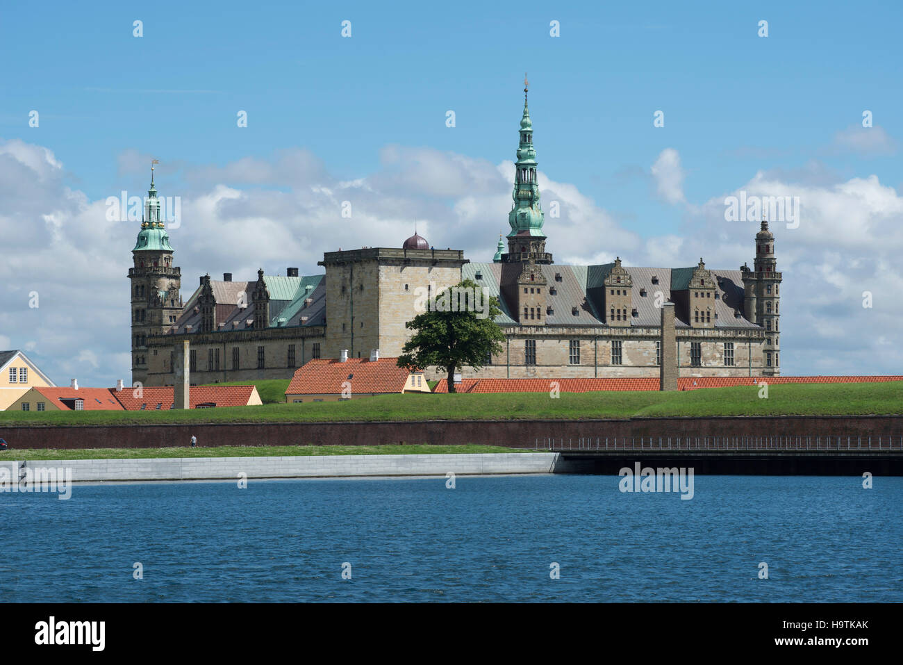 Le Château de Kronborg et forteresse à Elseneur, Danemark Banque D'Images