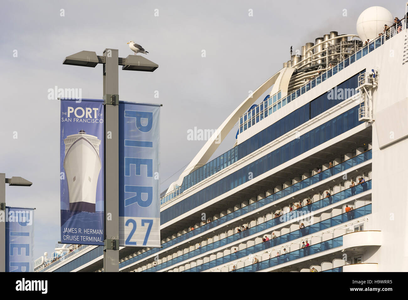 San Francisco, CA, USA, 23 octobre 2016, le terminal de croisière à Pier 27 à San Francisco Banque D'Images