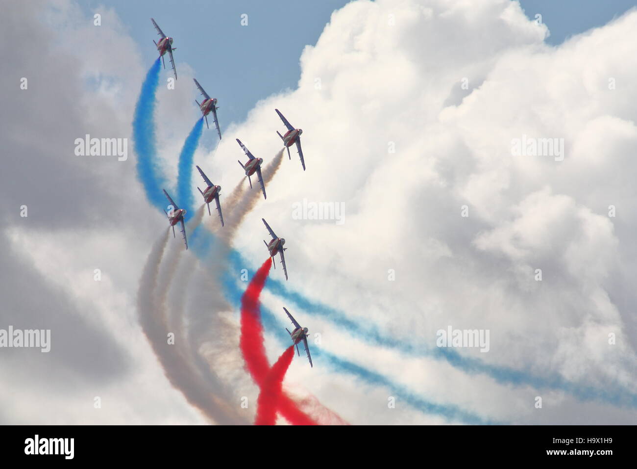 Dassault/Dornier Alpha Jet de la Patrouille de France à RIAT Fairford 2010 Banque D'Images