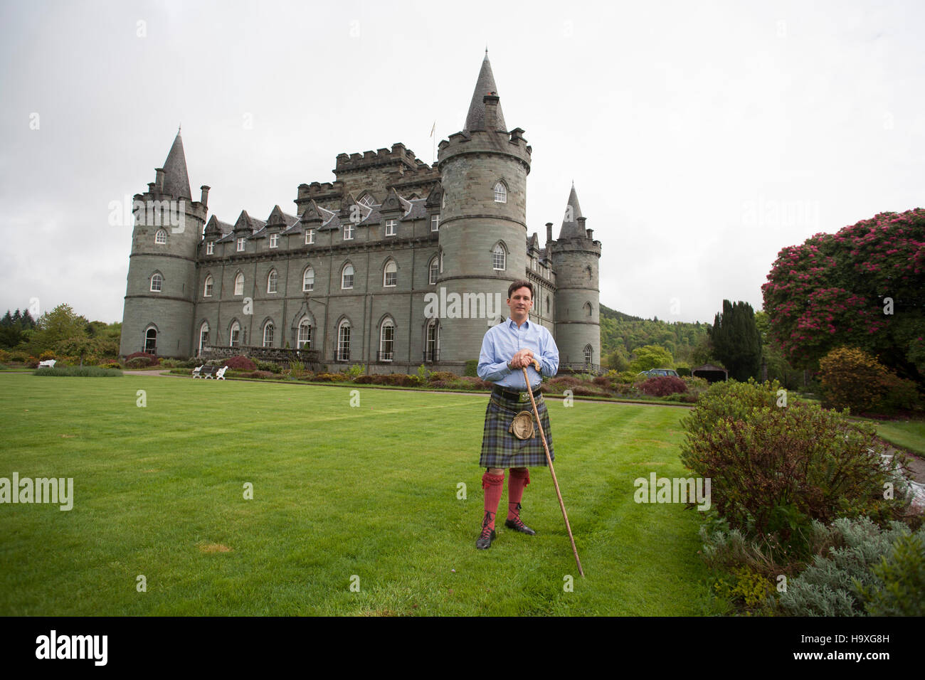 Torquhil Ian Campbell le duc d'Argyll Banque D'Images