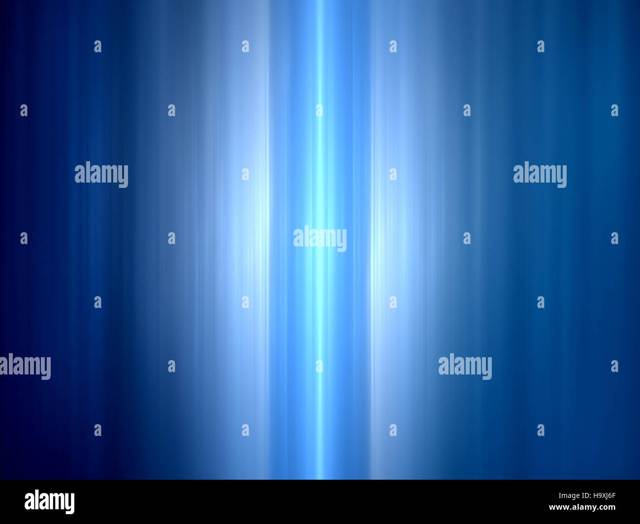 Signal lumineux bleu flou, générée par ordinateur résumé fond, 3D render Banque D'Images