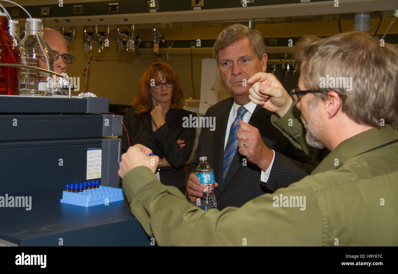 Le National grain Center (NGC) de Kansas City effectue des inspections et des services de mesure des grains, assurant le contrôle de la qualité et la normalisation dans l'industrie céréalière grâce à des méthodes scientifiques et au soutien de l'USDA. Banque D'Images
