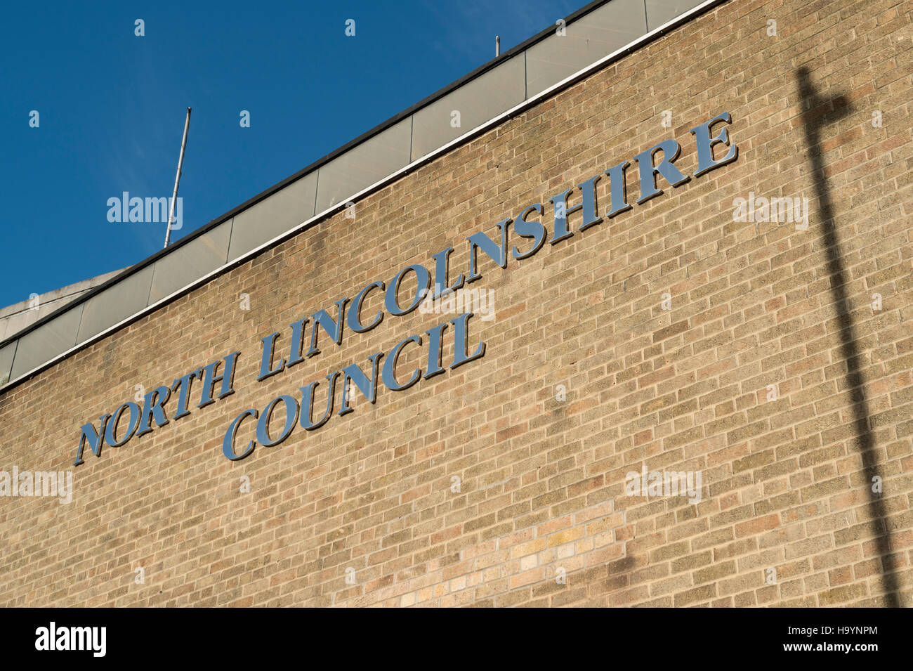 Les bureaux administratifs du Conseil de North Lincolnshire situé dans la région de Ashby Road Scunthorpe. Banque D'Images