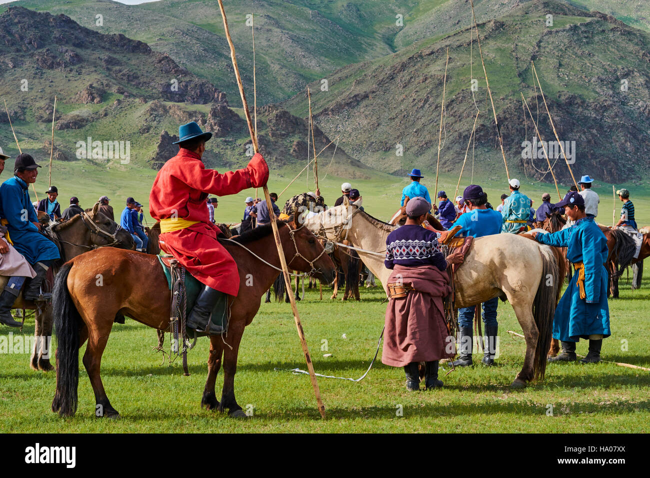 La Mongolie, province de Bayankhongor, Lantern, fête traditionnelle
