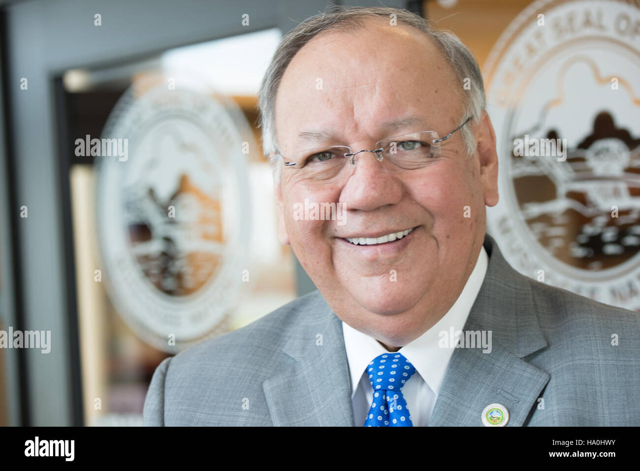 Le bureau de développement rural de l'USDA à Broken Bow soutient les efforts de développement économique et de conservation pour améliorer les communautés locales et promouvoir des pratiques agricoles durables. Banque D'Images