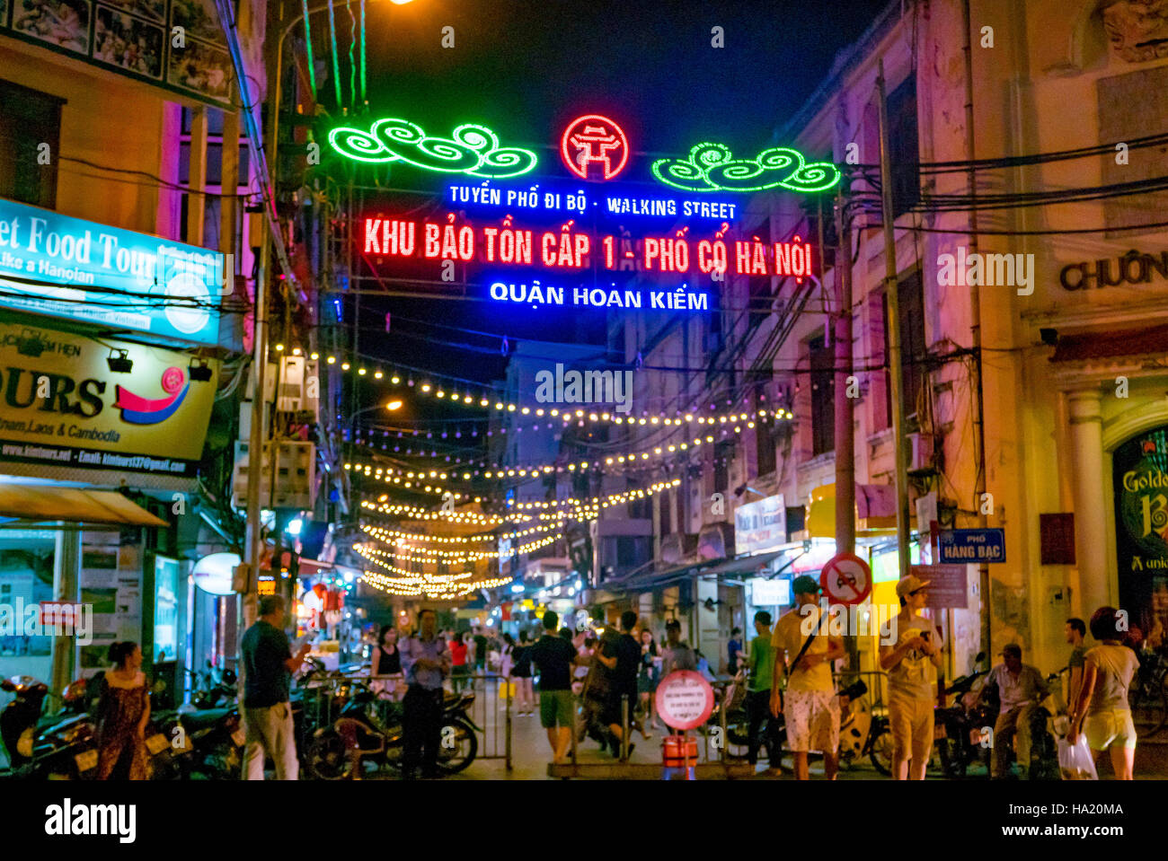 Vieille Ville, Hanoi, Vietnam, Asie Banque D'Images